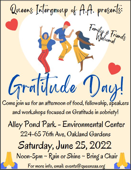 Gratitude Day 2022 @ Alley Pond Park Blue BBQ Area Across from | New York | United States